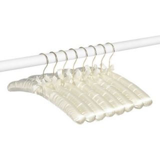 Whitmor Satin Padded Hangers   Ivory