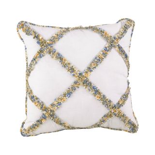 Heather 16 Square Decorative Pillow, White