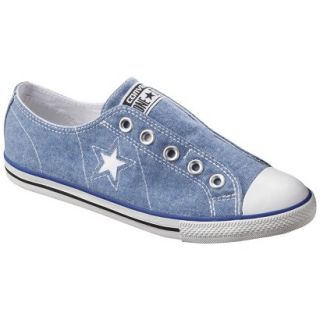 Womens Converse One Star Chambray Laceless Sneaker   Blue 6.5