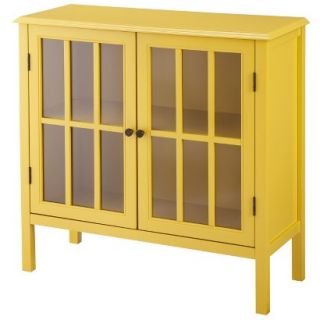 Accent Table Threshold Windham Accent Cabinet   Yellow