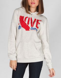 Cali Love Womens Hoodie Natural In Sizes Medium, Small, X Large, Large
