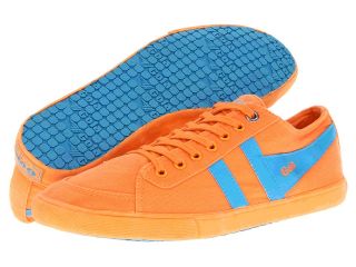 Gola Quota   Neon Womens Lace up casual Shoes (Orange)