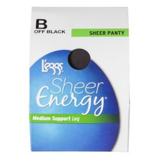 Leggs Sheer Energy Sheer   Off Black