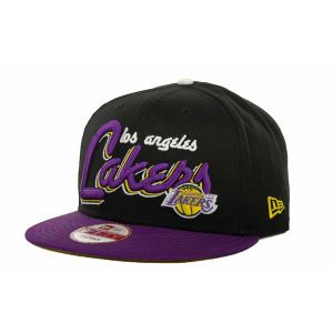 Los Angeles Lakers New Era NBA Hardwood Classics Bright Nights 9FIFTY Snapback Cap