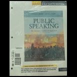 Public Speaking (Looseleaf)   With Access