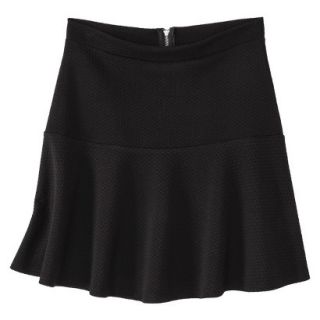 Xhilaration Juniors Textured Skirt   Black XXL(19)