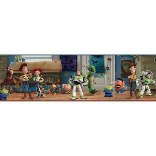 Toy Story Andys Room Wallpaper Border   Multicolored