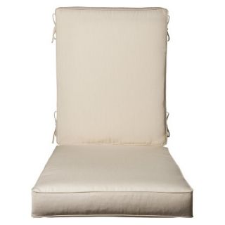 Smith & Hawken Premium Quality Avignon Chaise Cushion   Cream