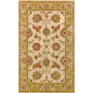 Harmony Beige Light Green 2.3 X 8 foot Rug