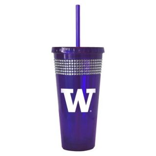 Boelter Brands NCAA 2 Pack Washington Huskies Bling Double Walled Tumbler with