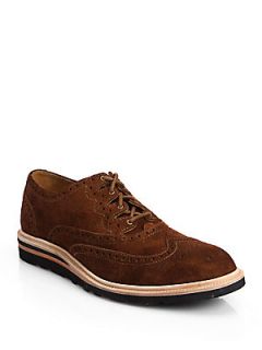 Cole Haan Christy Wedge Ghilley Oxfords   Brown  Cole Haan Shoes