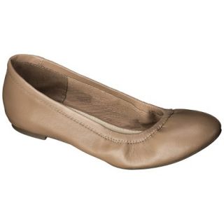 Girls Cherokee Hailey Genuine Leather Ballet Flats   Tan 1