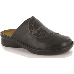 Naot Womens Encore Black Raven Shadow Grey Nubuck Shoes, Size 39 M   35094 NP7