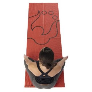 Natural Fitness ROAM Folding Yoga Mat   RedRock