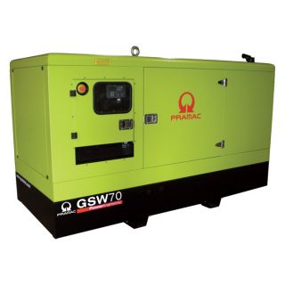 Pramac Commercial Standby Generator   47 kW, 120/240 Volts, Perkins Engine,