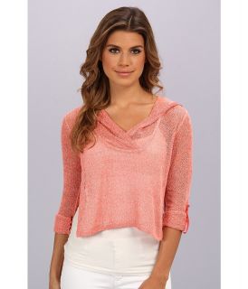Dolce Vita Pello Hooded Sweater Womens Sweater (Pink)