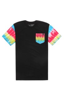 Mens Young & Reckless T Shirts   Young & Reckless Tie Dye Pocket T Shirt