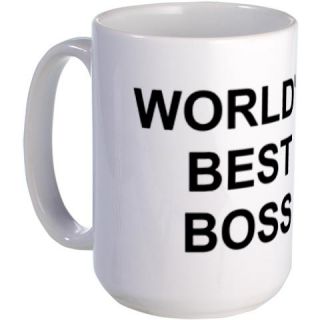  Original Worlds Best Boss   Large Coffe Mug