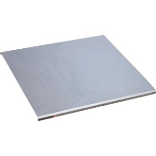 Taylor Wings Deck Cover   Stainless Steel, 96 Inch L x 34 Inch W