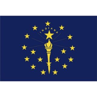 Indiana State Flag   3 x 5