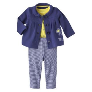 Just One YouMade by Carters Newborn Girls 3 Piece Cardigan Set   Yellow 6 M