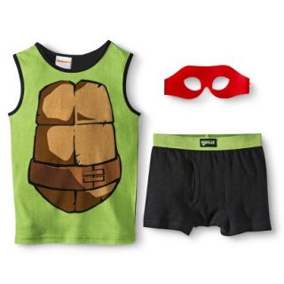 Teenage Mutant Ninja Turtles Raphael Boys Tank/Underwear Set w/ Mask   Red XS