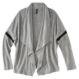 labworks Womens Drape Collar Sweatshirt   Gray S