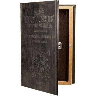 Antique Book Safe With Key Lock