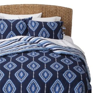 Mudhut Izula Comforter Set   Blue (King)