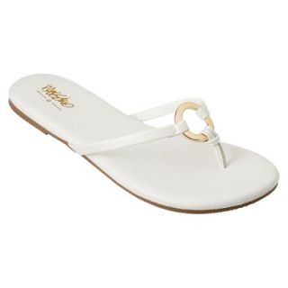 Womens Mossimo Louisa Flip Flop   White 10