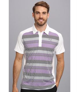 PUMA Golf Raglan Digi Polo Mens Short Sleeve Pullover (Purple)