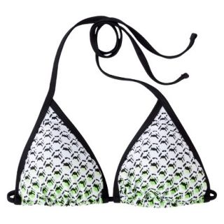 Peter Pilotto for Target Triangle Bikini Top  Green Netting Print M
