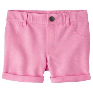 Girls Rolled Cuff Fashion Short   Daring Pink XL
