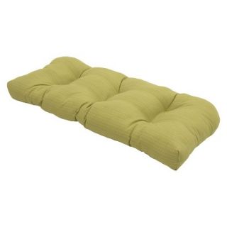Threshold Outdoor Tufted Settee Cushion   Lime