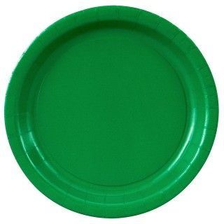 Emerald Green (Green) Dinner Plates