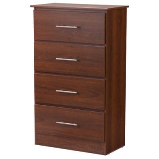 Lang Furniture Taylor with Roller Glides 4 Drawer Chest LTL TAY 430DEEP Finis