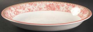 Royal Doulton Provence Rouge 10 Oval Vegetable Bowl, Fine China Dinnerware   Re