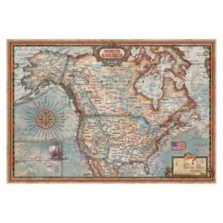 John N. Hansen North American Map 1,000 pc Puzzle