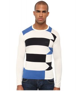 Armani Jeans Flag Logo Sweater Mens Sweater (Multi)