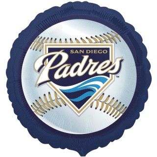 San Diego Padres Baseball Foil Balloon
