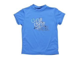 ONeill Kids Girls Skins S/S Rash Tee Girls Swimwear (Blue)