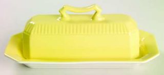 Independence Daffodil All Yellow 1/4 Lb Covered Butter, Fine China Dinnerware  