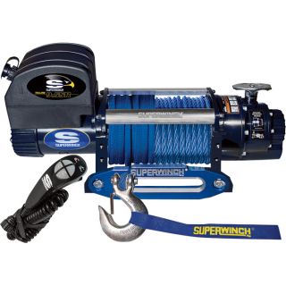 Superwinch 12 Volt DC Truck Winch with Remote   9500 Lb. Pulling Capacity,