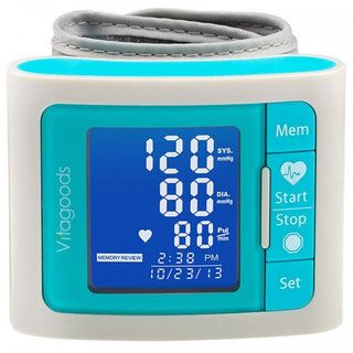 Vitagoods Vgp 4300w White Travel Blood Pressure Monitor