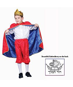 Dress Up America Deluxe King David Costume Set Multi Size L (14 16)