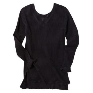 labworks Womens Criss Cross Back Sweater   Black XL