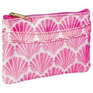 Merona Seashell Zip Credit Card Wallet   Pink