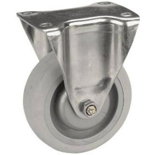 Fairbanks Rigid Stainless Steel Caster   5 Inch x 1 1/4 Inch