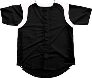 Mens 3N2 Full Button Short Sleeve   Black/White Short Sleeve Shirts