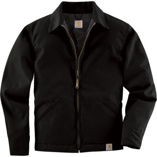 Carhartt Twill Work Jacket   Black, XL, Model J293